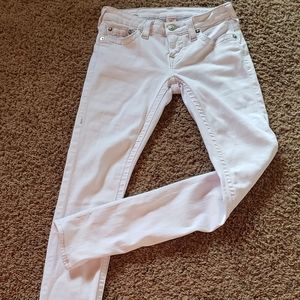 True Religion Stella White Skinny Jean